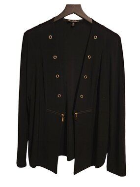 PICADILLY Black Gold Blazer Type Jacket Womens size M